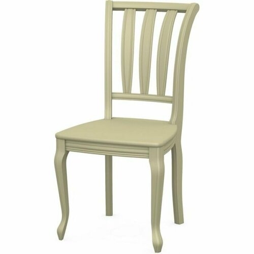 Стул Аврора Кабриоль, массив березы, жесткий, слоновая кость