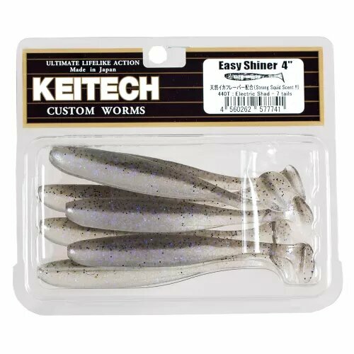 Силиконовая приманка Keitech Easy Shiner 4 #440 10.2см. 7шт.
