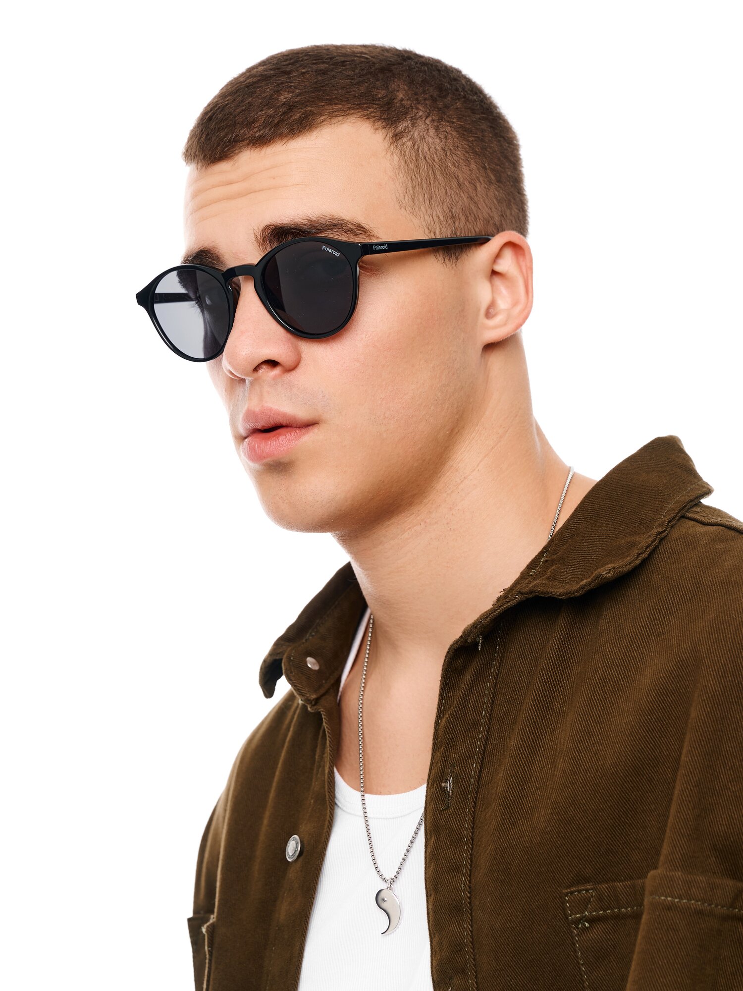 Солнцезащитные очки Polaroid, черный — фото 1