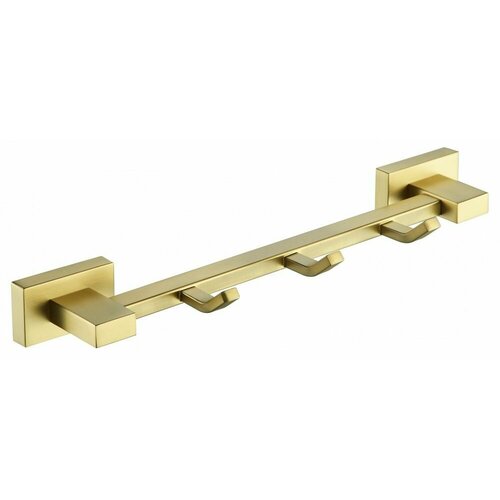 5014-S Вешалка для полотенца с 3-я крючками Мат Золото ViEiR 3152₽