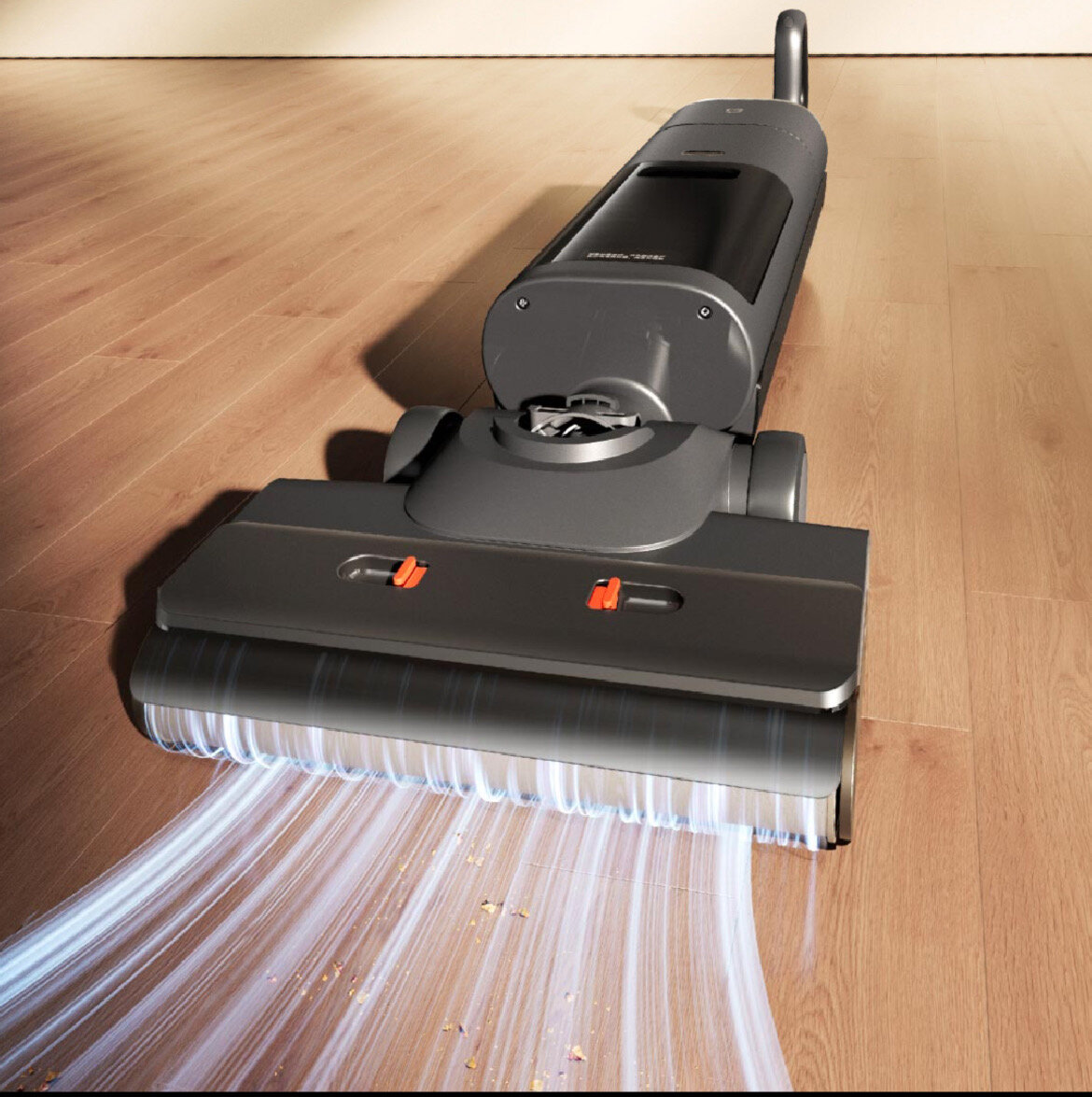 Беспроводной моющий пылесос Xiaomi Mijia Wireless Floor Scrubber 3 Pro (D302CN), черный, CN — фото 1