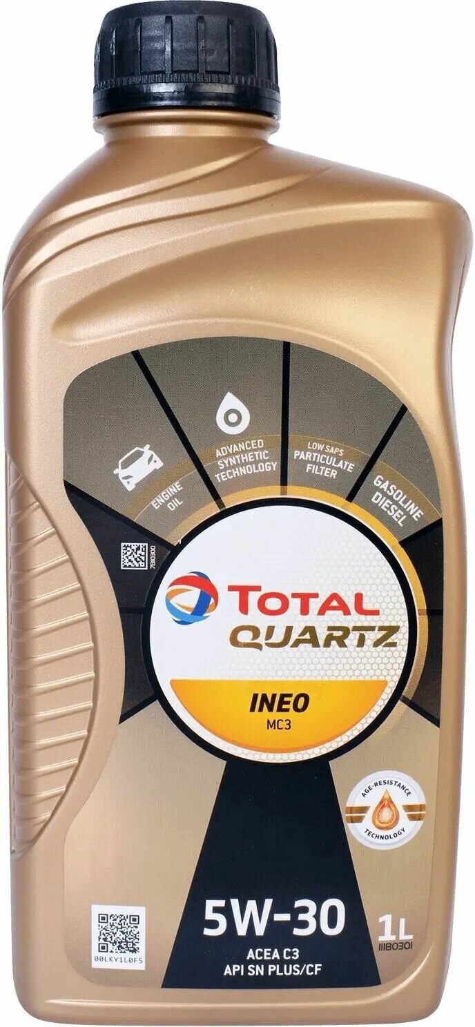 Total - Масло моторное - QUARTZ INEO MC3 5W30 213769 1 л