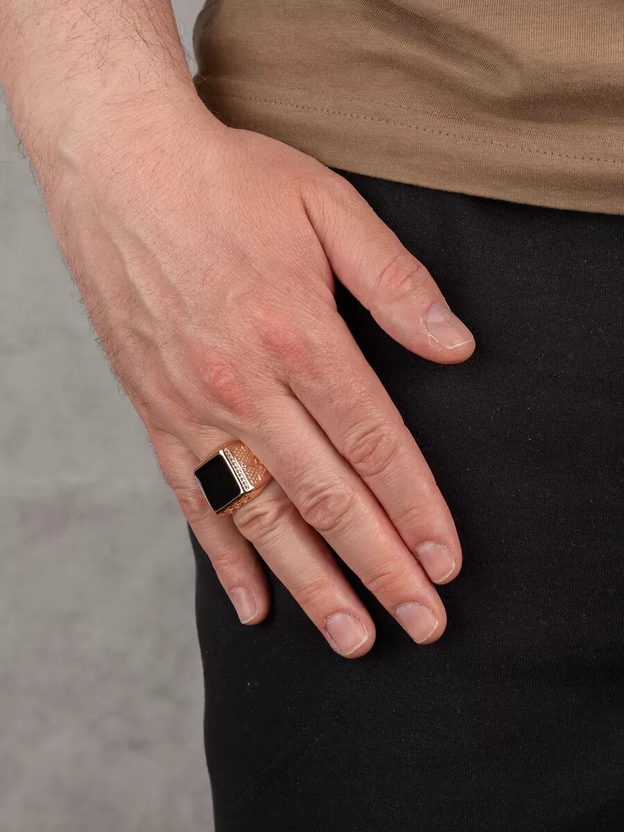 Печатка TEKA, эмаль, размер 23, желтый — фото 1