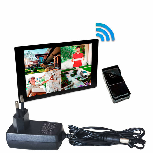 Комплект цветной Wi-Fi домофон TUYA - SkyNet 10-1000-HD Y12433YKS HD Wi-Fi экран на 10 дюймов и 3MP вызывная WiFi видеопанель с ИК подсветкой 32083₽