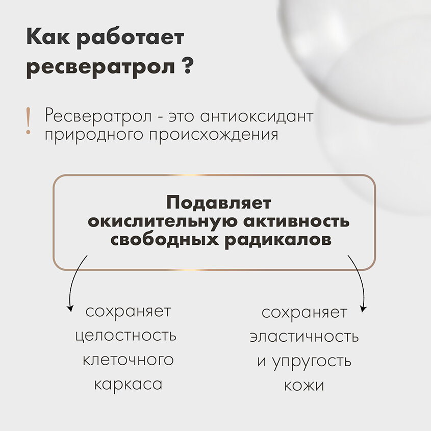 Антивозрастная сыворотка для лица с ресвератролом — фото 1