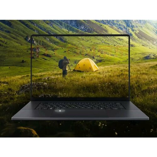 Ноутбук Asus P16 2025 AMD AI9 HX370 RTX4070 64ГБ2ТБ 4K 16 OLED сенсорный экран Чёрный Русская раскладка Русский Win 11 Home 238000₽