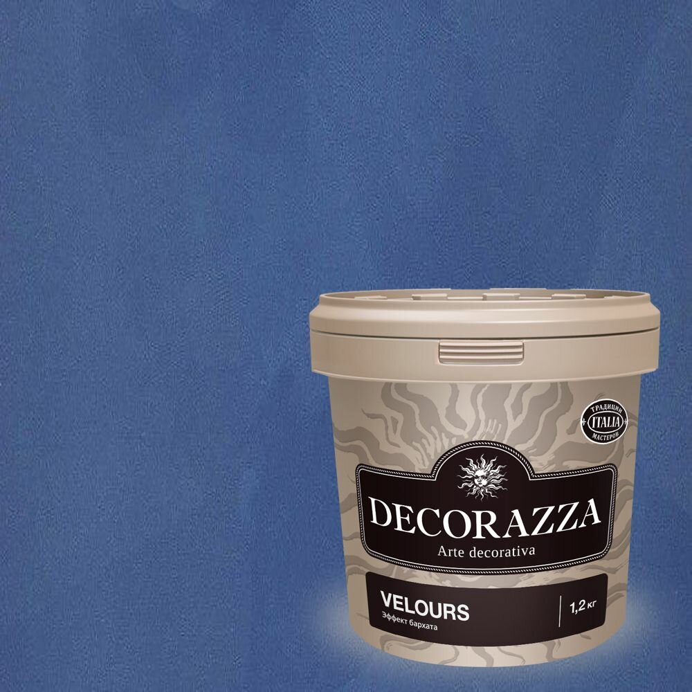 Декоративная штукатурка с эффектом бархата Decorazza Velours (12кг) VL 10-10