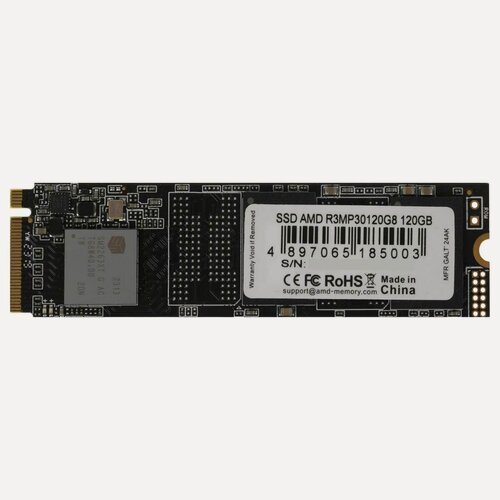Изображение товара Твердотельный накопитель SSD AMD Radeon R3 Series M2.2280 120GB