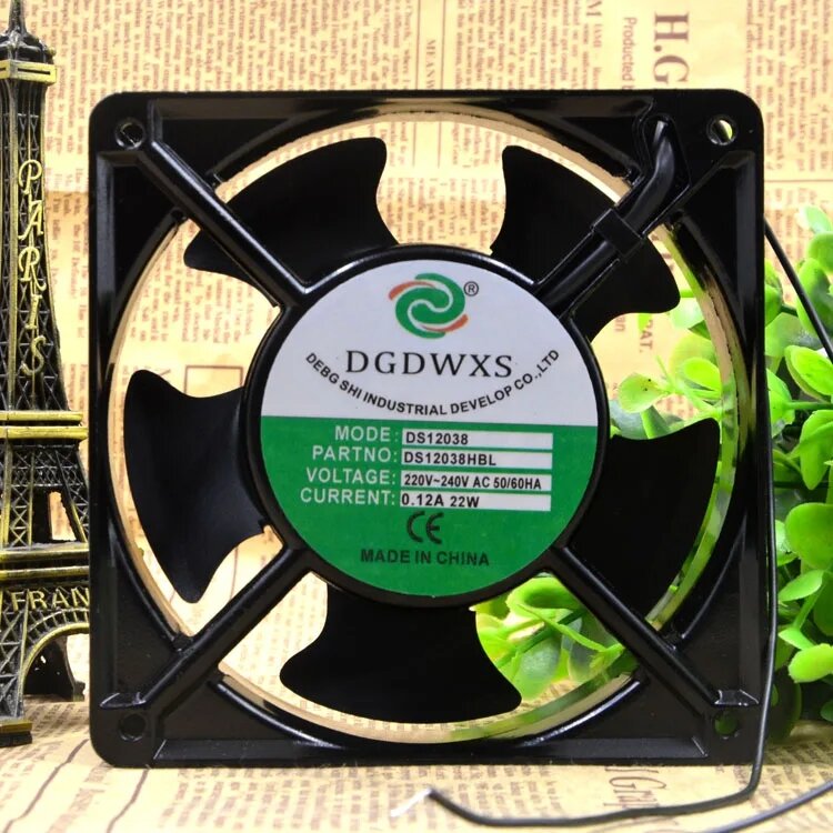 DS12038HBLHSL AC220V 0.12A 22W 12CM Охлаждающий вентилятор для шкафа