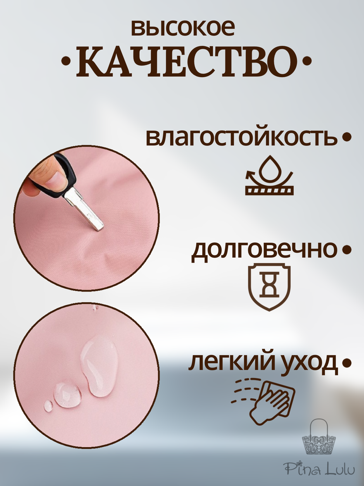 Сумка спортивная , 30 л, 21х25х48 см, розовый — фото 1