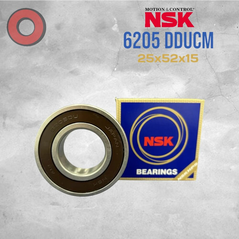 Подшипник NSK 6205 DDUCM (25x52x15) Made in JAPAN