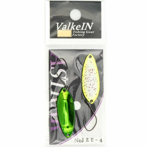Блесна на форель ValkeIN Astrar, 2.4 г, IZU-04 Green Glow