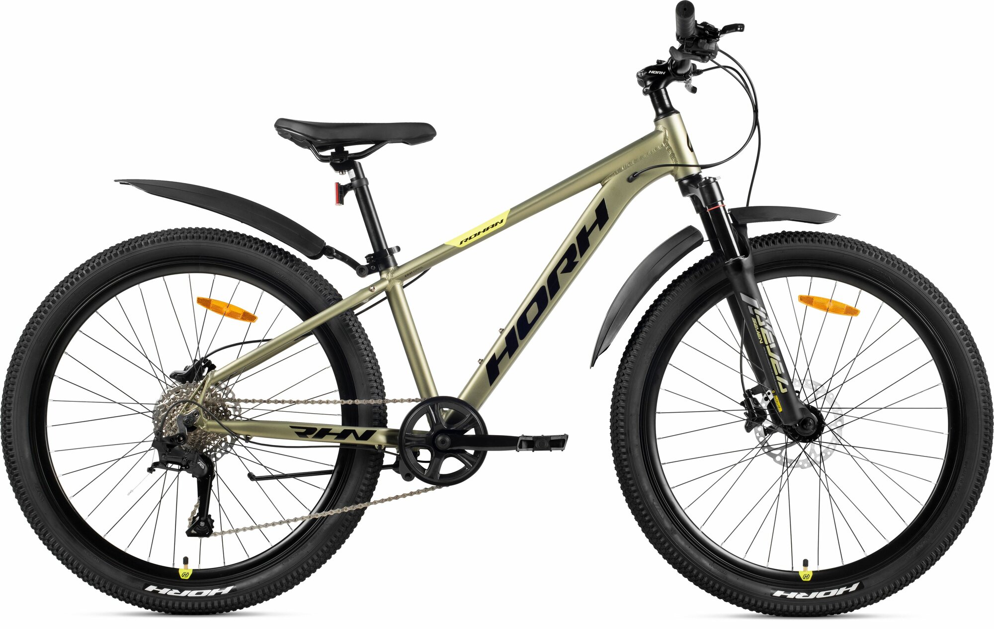 Велосипед горный HORH ROHAN RHD6.1 26" (2025) Olive-Black-Green/оливковый-черный-зеленый, на рост 145-160 см