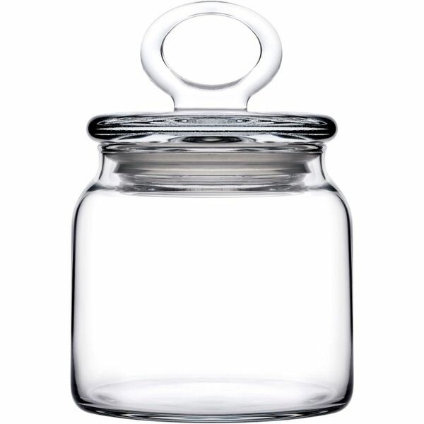 Банка "Китчен Слим" с крышкой; стекло; 0,575л; D8, H15см.