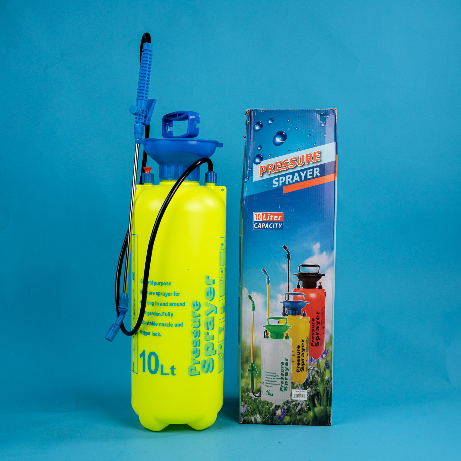 Опрыскиватель садовый 10 л, распылитель для растений, помповый механизм