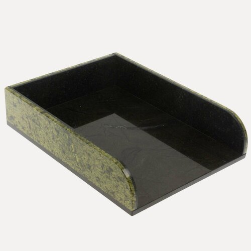 Изображение товара Лоток для бумаг А4 змеевик светлый 123255