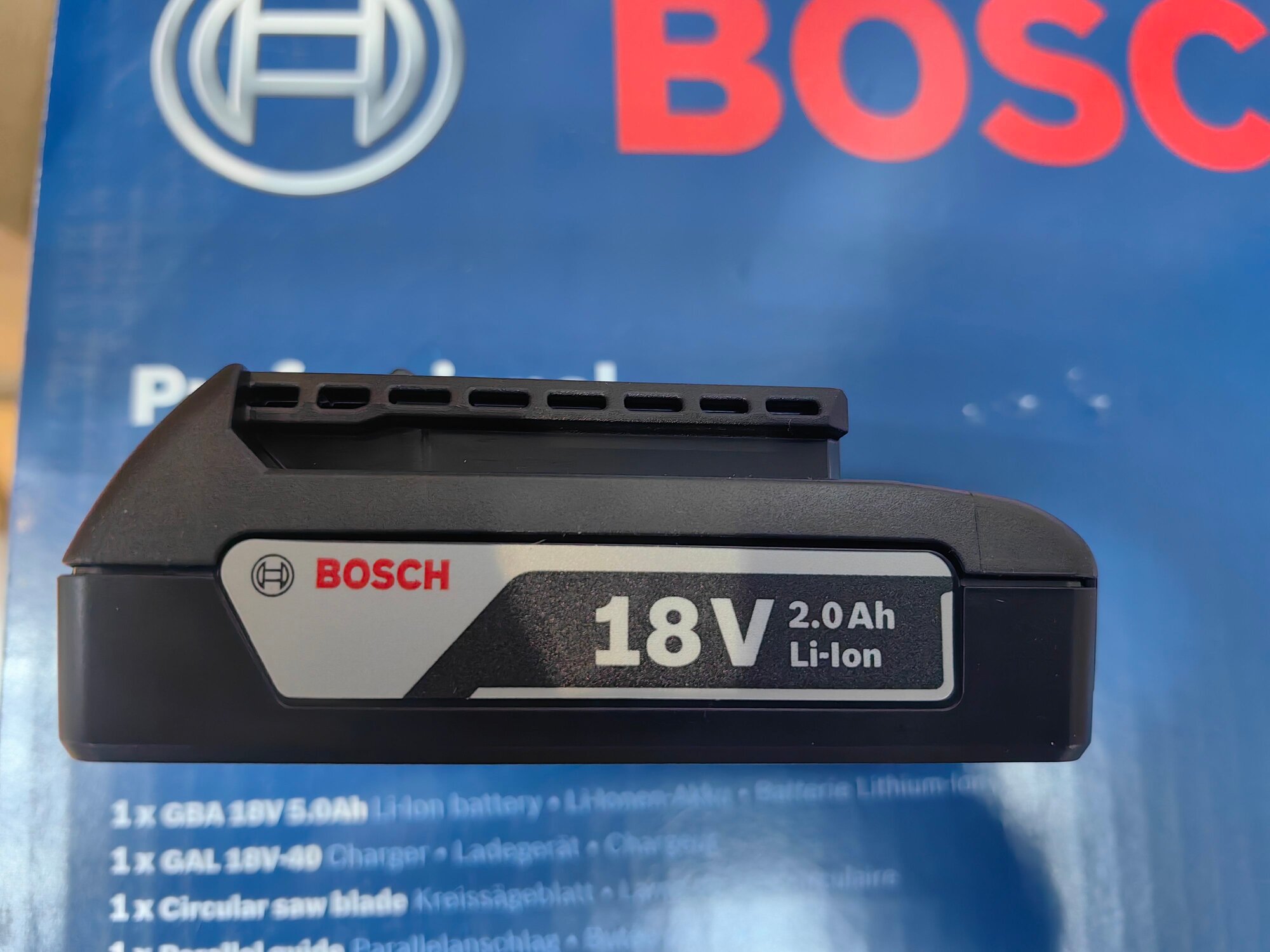 Аккумулятор bosch GBA 18V 2.0 Ah