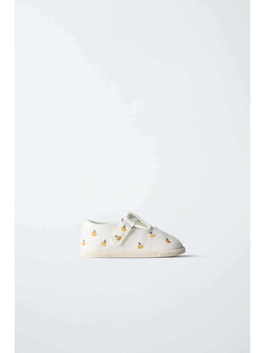 Сандалии Zara, размер EU23 (14.3 cm), белый, бежевый