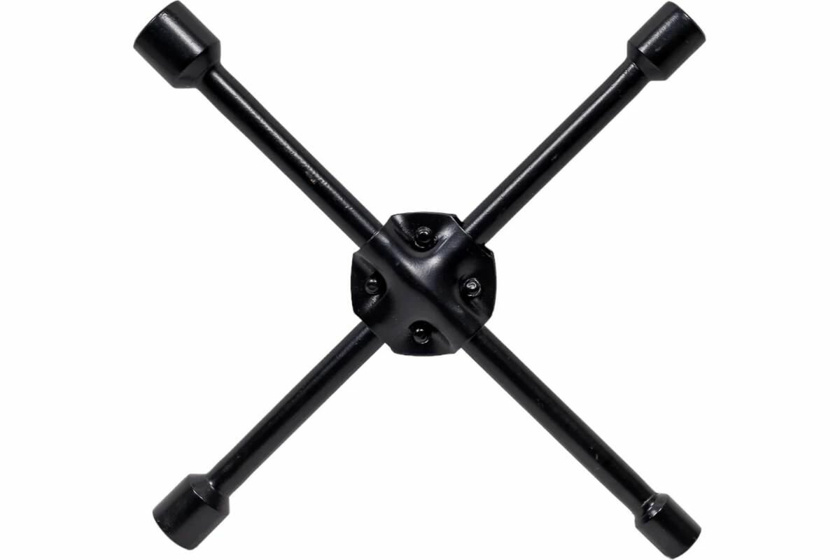 Ключ баллонный-крест автодело 30814 усиленный 14х17х19х22 мм черный лак