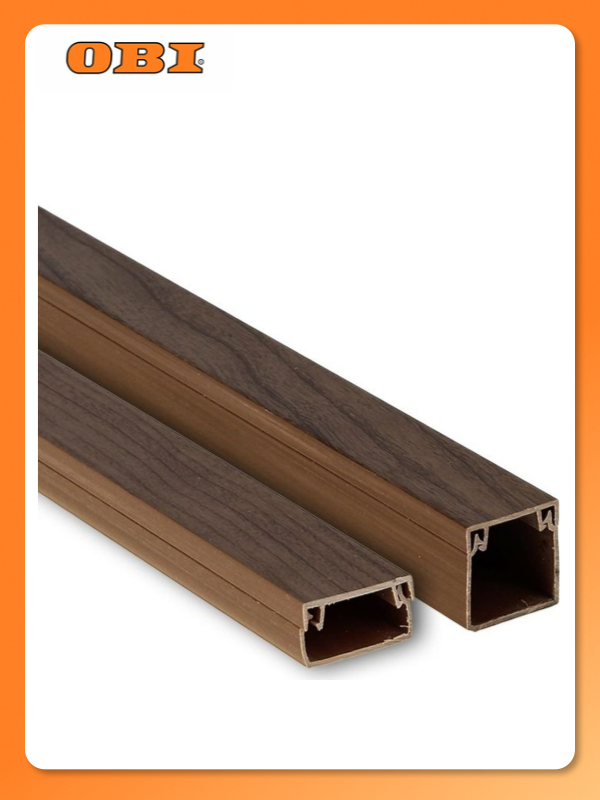 Кабель-канал EKF PROxima поливинилхлорид темное дерево 40х16 мм 2 м