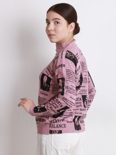 Свитер размер OneSize, , розовый — фото 1