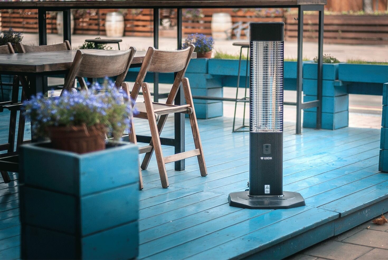 Карбоновый инфракрасный обогреватель Luxeva LXV 2500-VR black