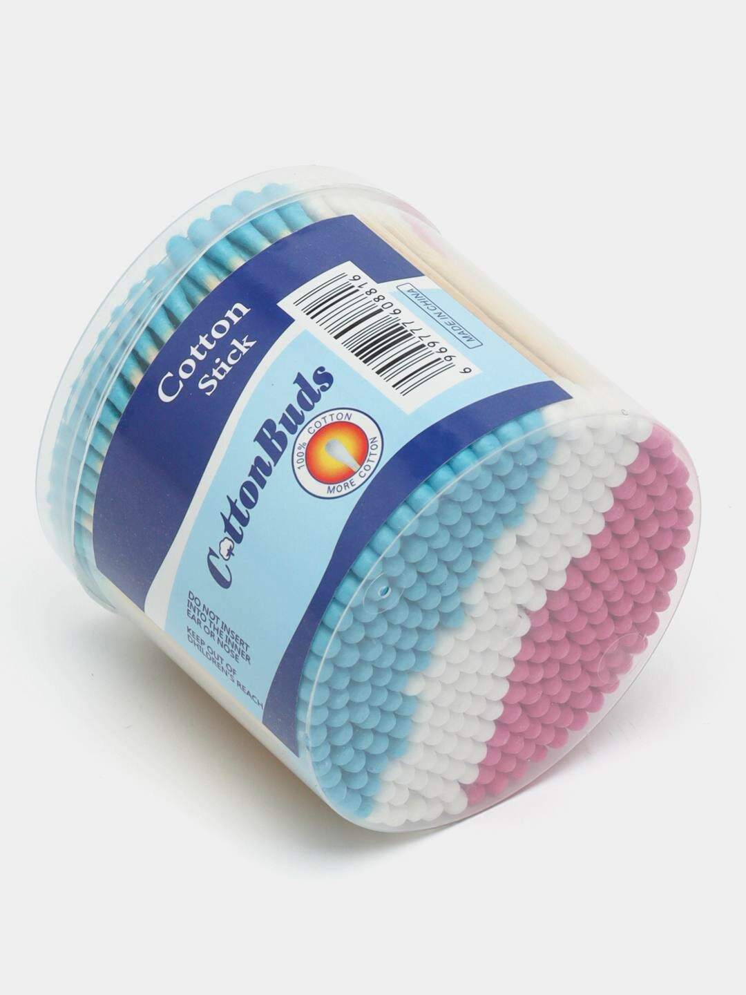 Ватные палочки, 300 шт, деревянные, эко, для чистки ушей,100% хлопок