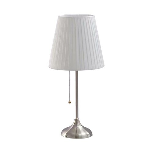 Лампа YIWU SHUNZE IMP AND EXP CO LTD Belleza, E27, 60 Вт, белый/серебро