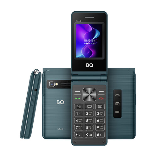 Телефон BQ 2411 Shell 2 SIM синий 249000₽