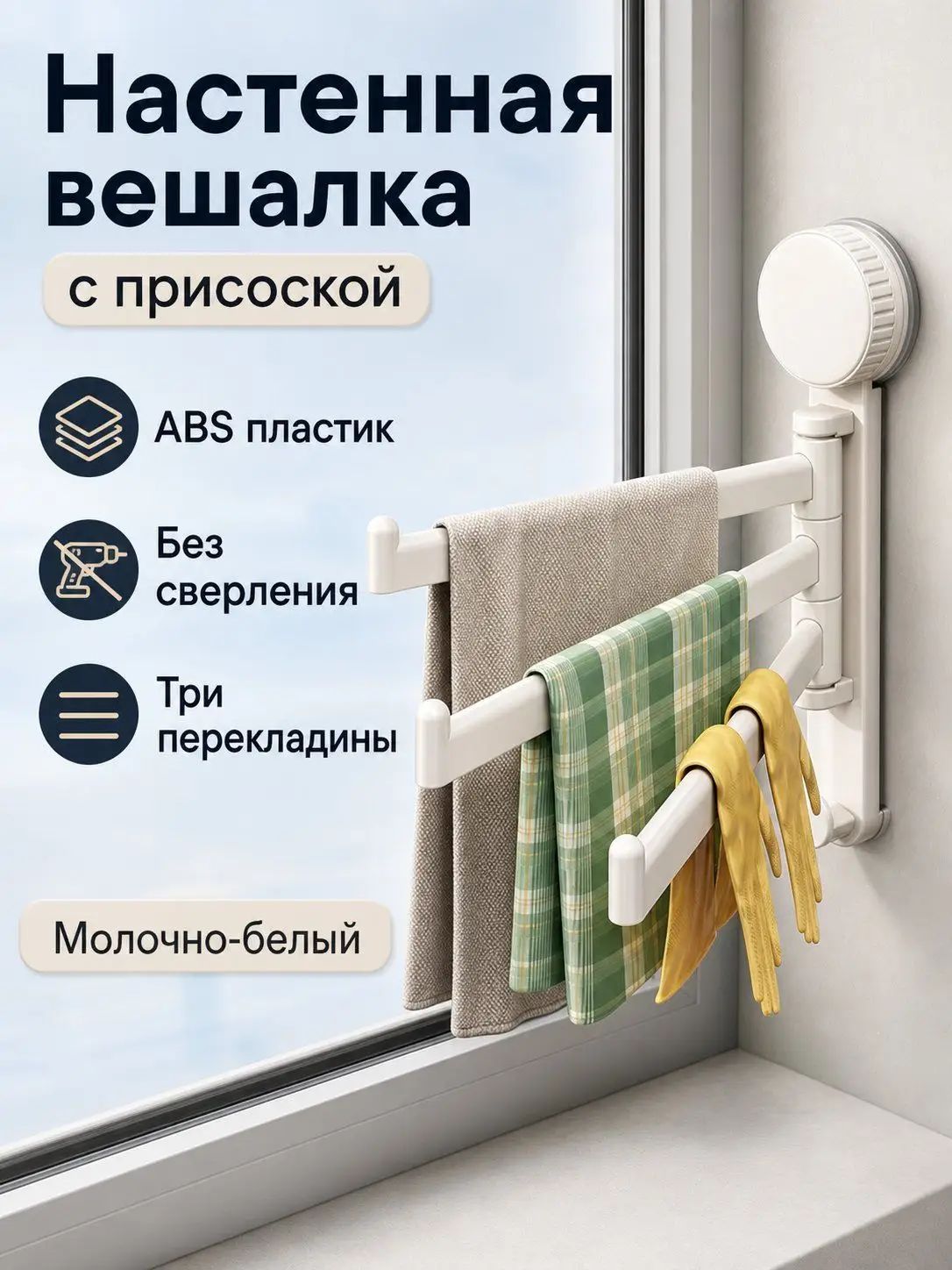 Рейлинг для кухни, ванной, 30 см х 20 см х 10 см х 1 предм.-