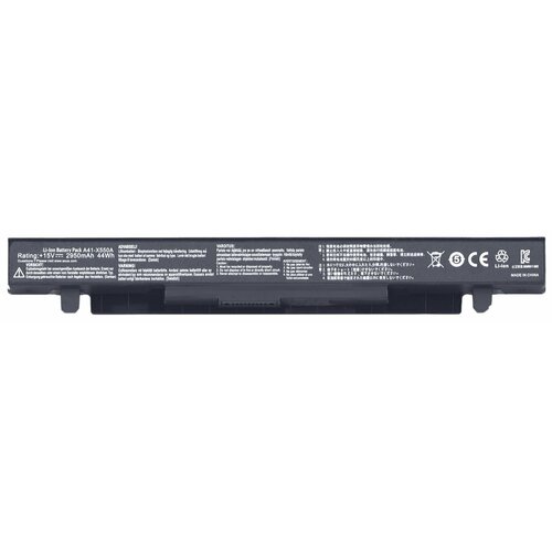 Аккумуляторная батарея OEM для ноутбука Asus X550 (A41-X550A) 14.4V 42Wh черная шлейф тачпада asus x550 f550 x501 f552 r510 8 пин 20 см 0 5 мм обратный