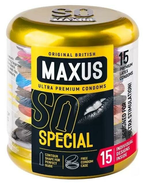 Maxus Special презервативы точечно-ребристые 15 шт.