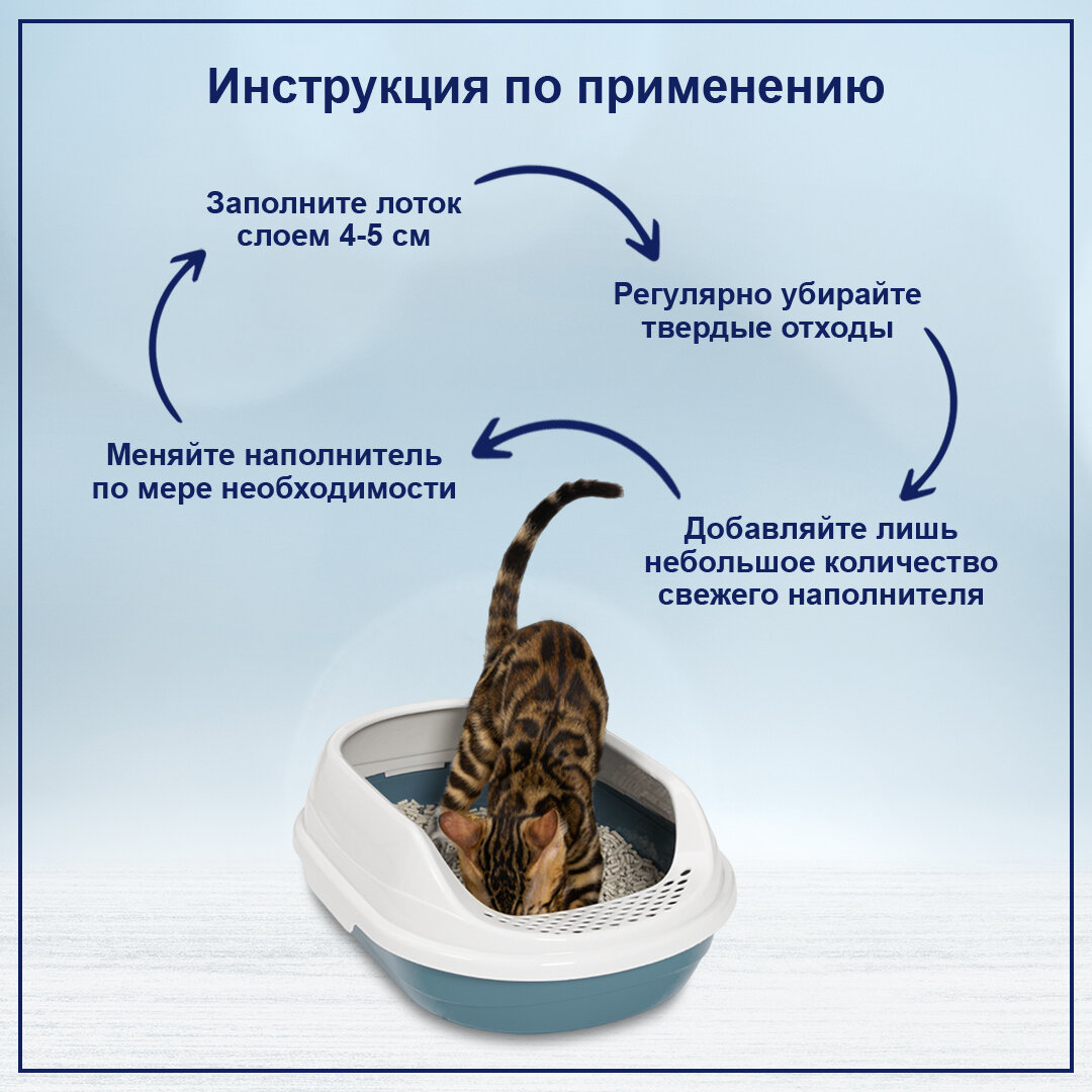 Комкующийся наполнитель HOMECAT "Эколайн" Стандарт 6 л