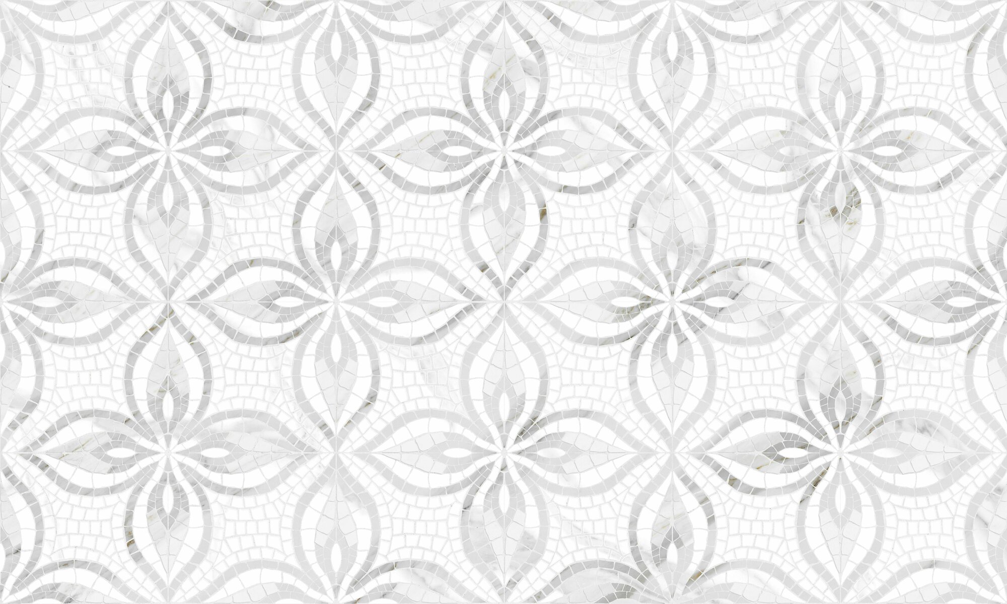Керамическая плитка Gracia Ceramica RIBEIRA белые цветы 30х50 см