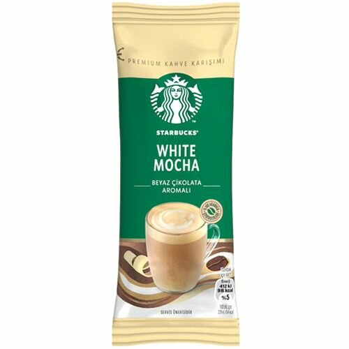 STARBUCKS Кофе растворимый в пакетиках WHITE MOCHA с ароматом белого ...