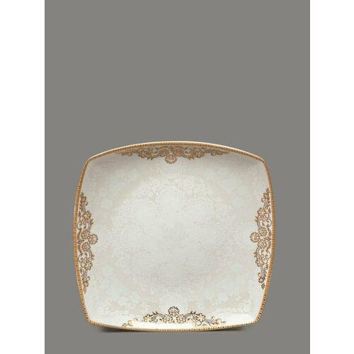 Набор плоских тарелок 20 см 6 шт фарфор981B Yalda