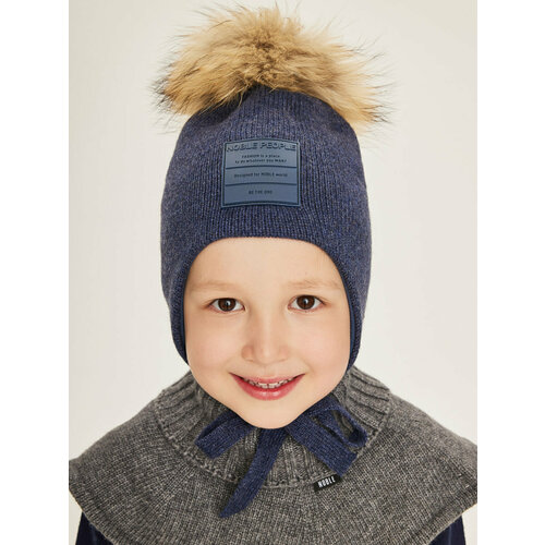 фото Шапка noble people, размер 50/52, синий