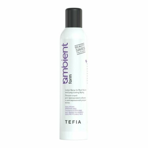 TEFIA Ambient Лосьон-спрей для прикорневого объема и укладки волос / Form Lotion-Spray for Root Volume and Long-Lasting Styling, 250 мл tefia лосьон спрей для прикорневого объема и долговременной укладки 250 мл tefia ambient