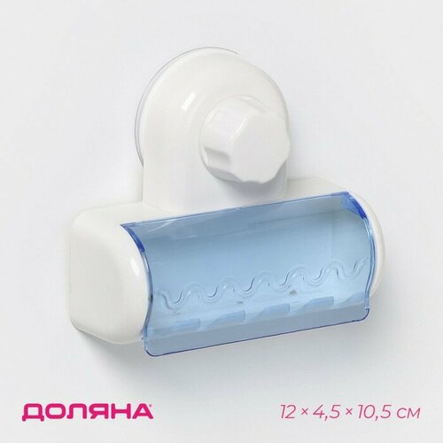 Держатель для зубных щёток на вакуумной присоске Белая коллекция 875₽