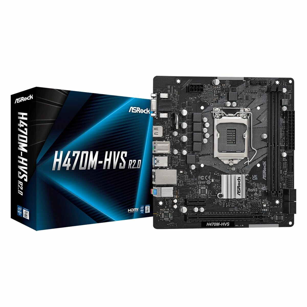 Материнская плата ASRock H470M-HVS R20