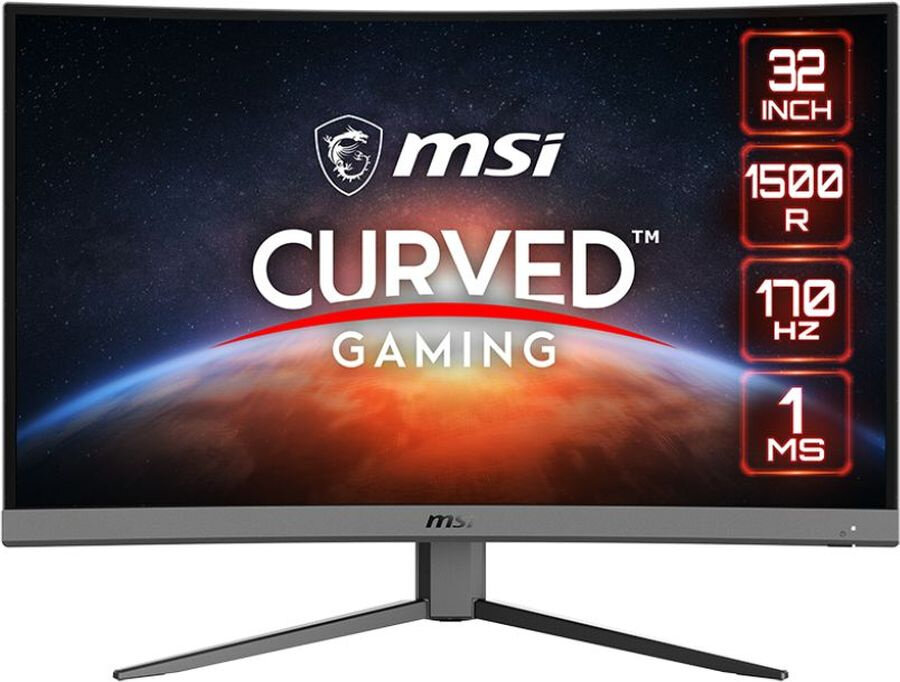 Монитор MSI G32C4 E2 31.5", черный [9s6-3da61t-050]