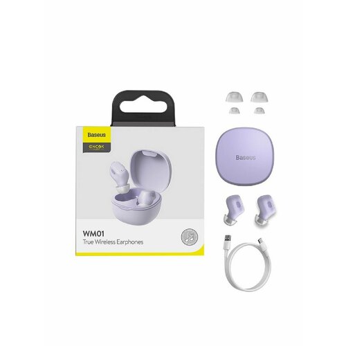 Беспроводные наушники WM01 Bluetooth фиолетовый 256000₽