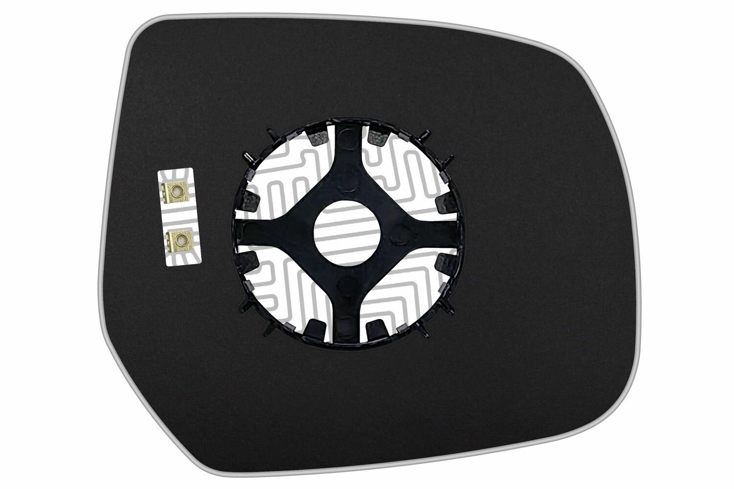 Элемент зеркала FORD Ranger II c 2006 по 2012 левый сферический c обогревом 28710608