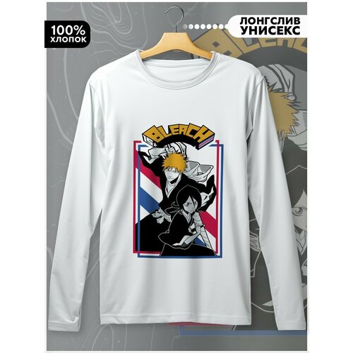фото Лонгслив бруталити, размер l, белый
