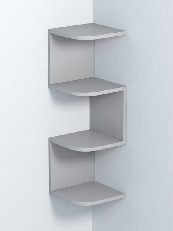 Полка настенная "вайб" №12, Серый. Производитель товара - компания Westcom.