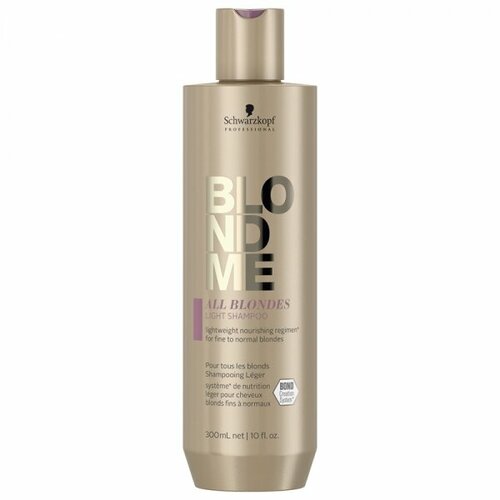 Schwarzkopf Шампунь для тонких волос всех типов блонд (BlondMe / All Blondes Light Shampoo) 2631454 300 мл