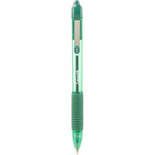 Ручка шариковая ZEBRA Z-grip Smooth (22564) зеленый d=1мм зеленые автоматическая резин. манжета