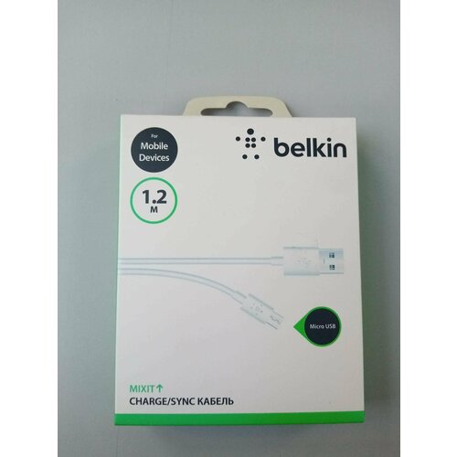 USB-кабель Belkin Micro USB, длина 1,2 м кабель belkin boost charge usb a micro usb cable 1 м 1 шт черный