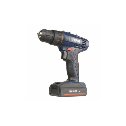 Дрель FERM Дрель безуд акк Ferm CDM1120 18В 32Нм 1 5 Ач 2 скорости 2 акк Li-ion БЗП 13 мм кейс 248400₽