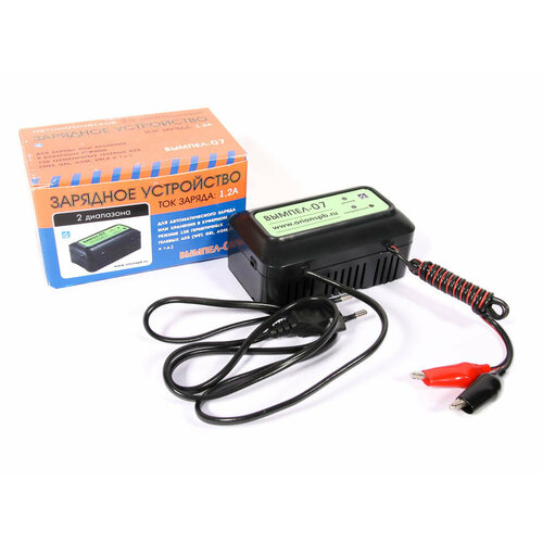 Зарядное устройство АКБ импульсное -07 автомат12А12В для гелевых и кислотных АКБ емкостью до 20Ач Вымпел 2006 355500₽